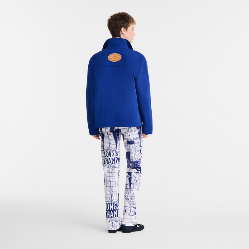 Longchamp Jacket Cobalt - Cotton outlook
