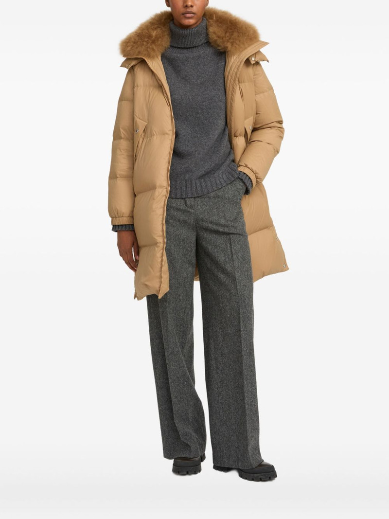 Army padded-design coat 1