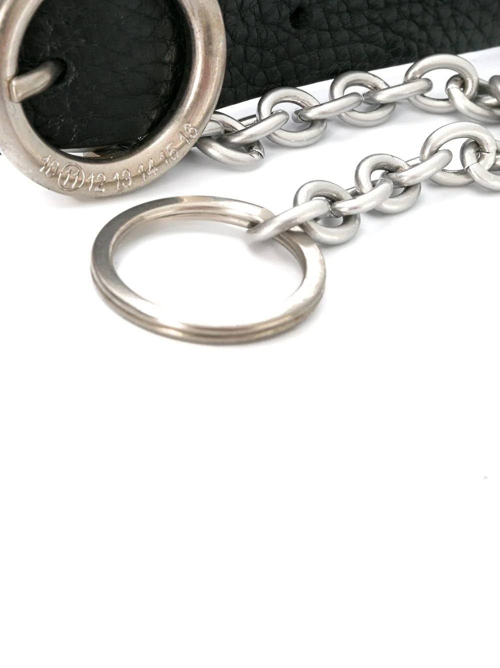 leather keyring buckle belt - 2