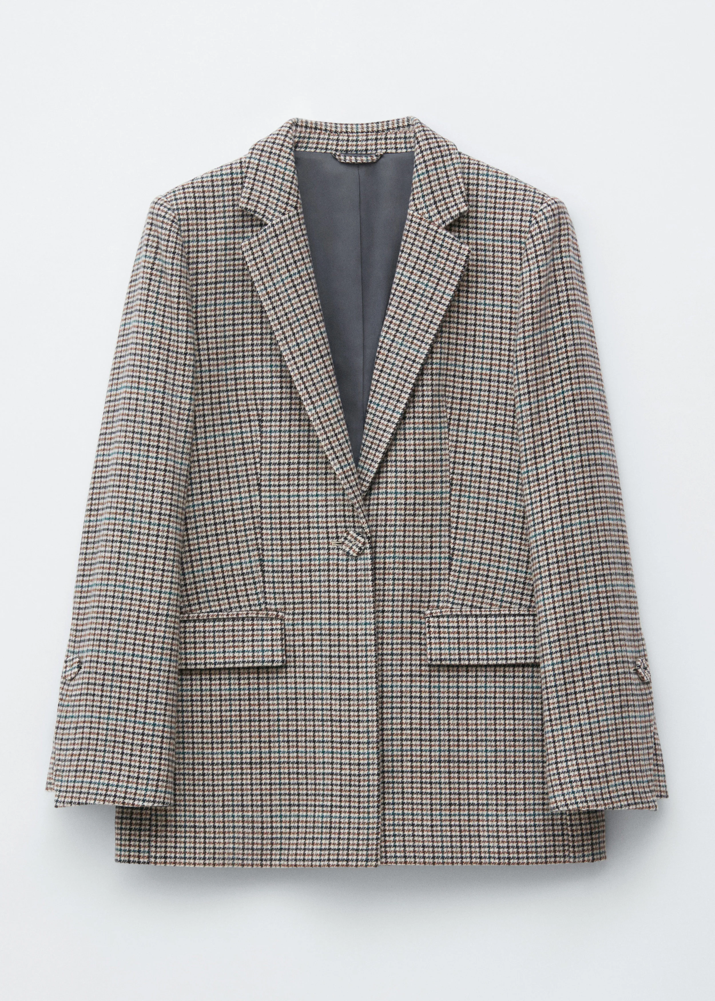 Tailored Wool-Blend Blazer - 1