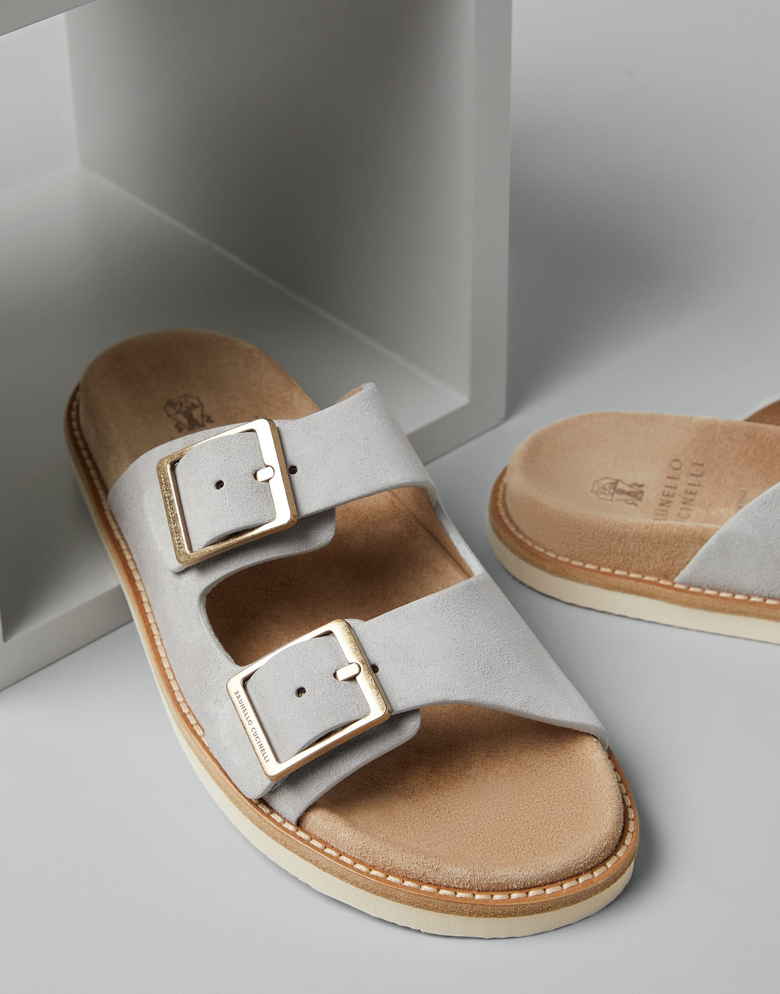 Washed suede urban slides - 3