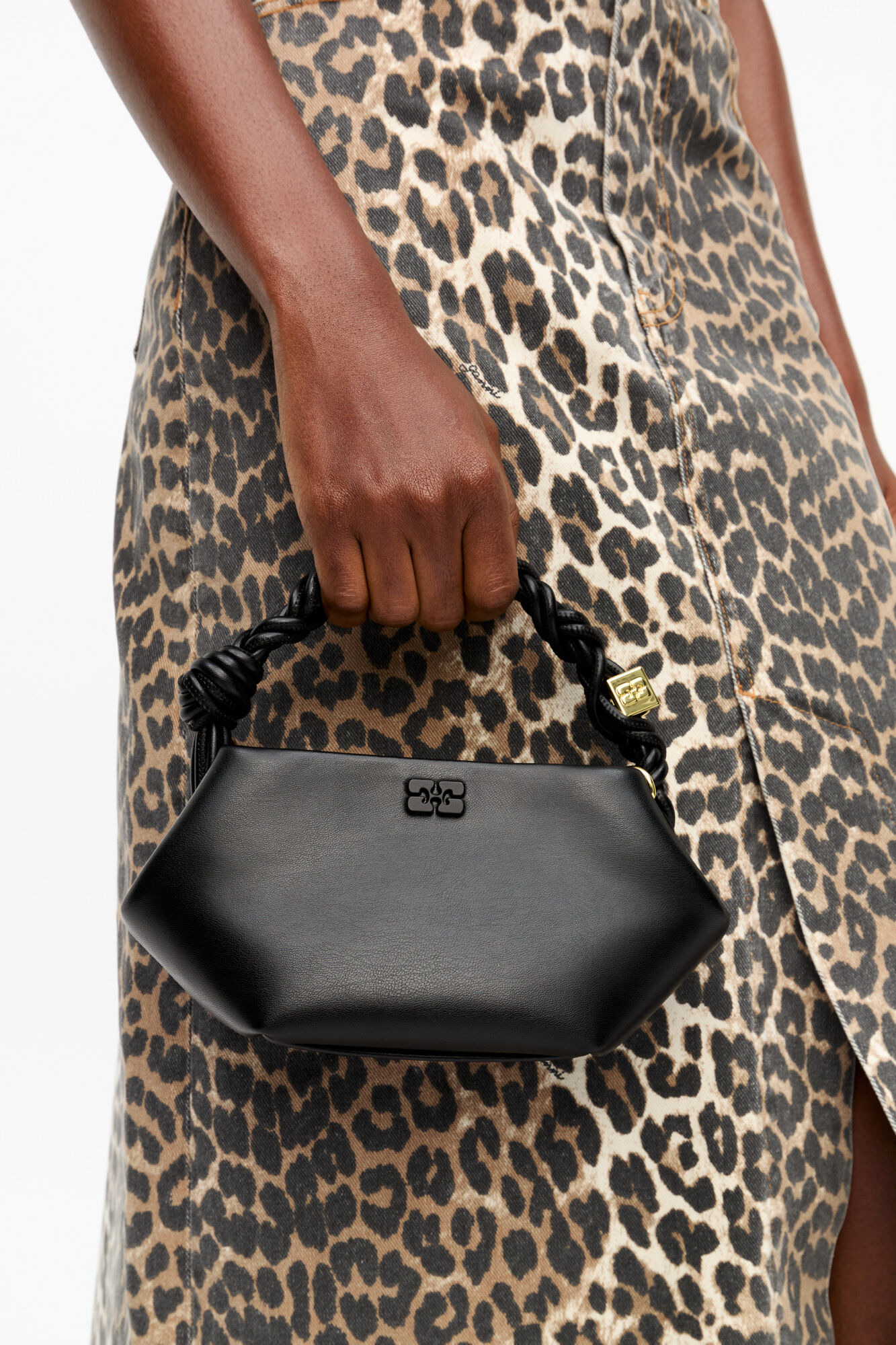 BLACK MINI GANNI BOU BAG - 9