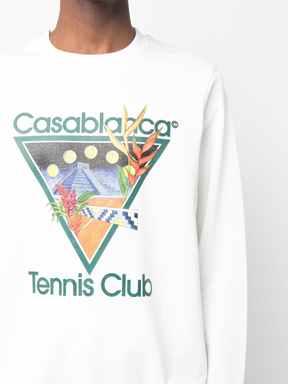 Tennis Club Icon graphic-print sweatshirt - 4