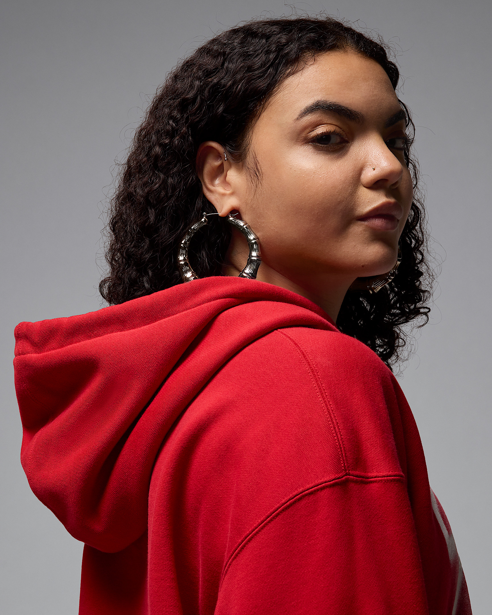 Jordan Flight Fleece Women's Cropped Satin-Lined Hoodie - 6