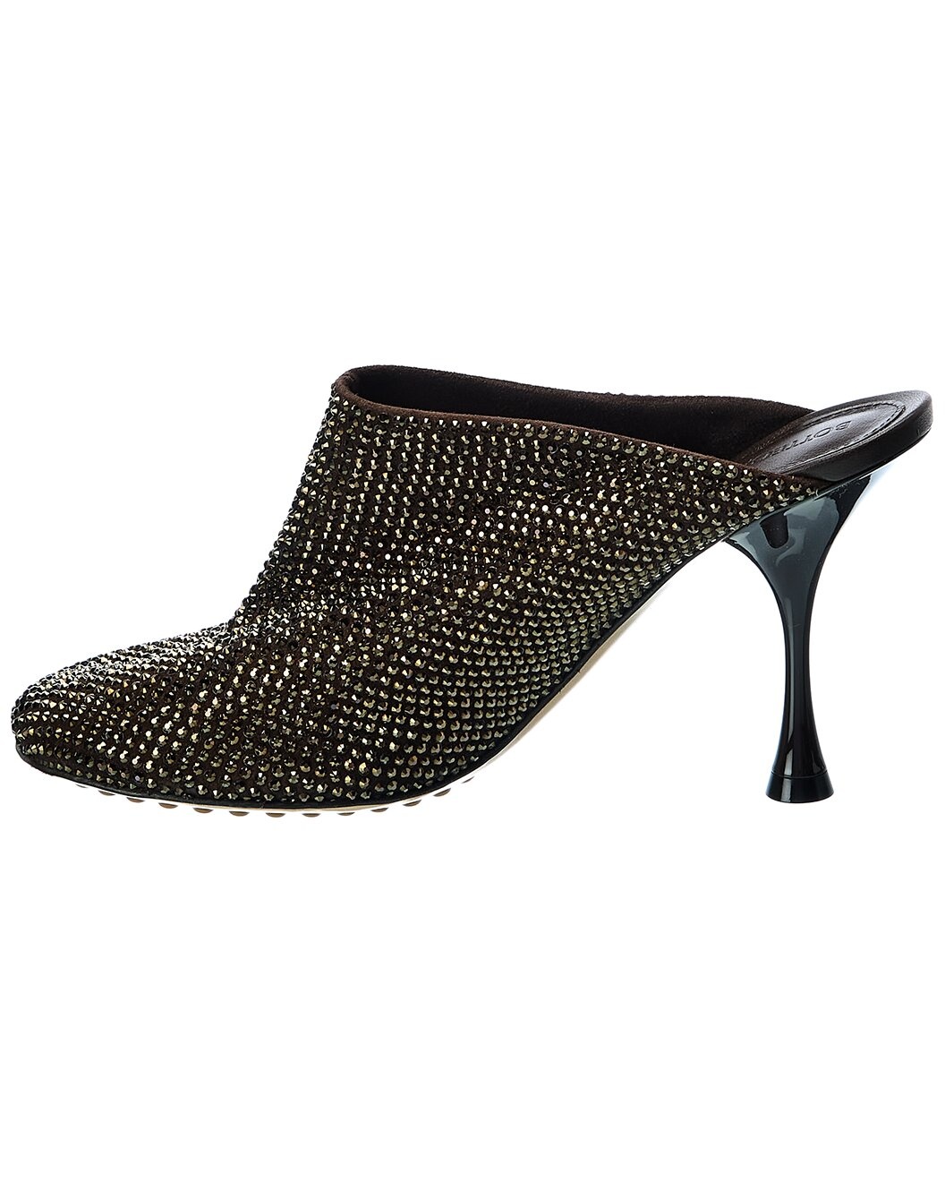 Bottega Veneta Dot Sparkle Suede Mule - 2