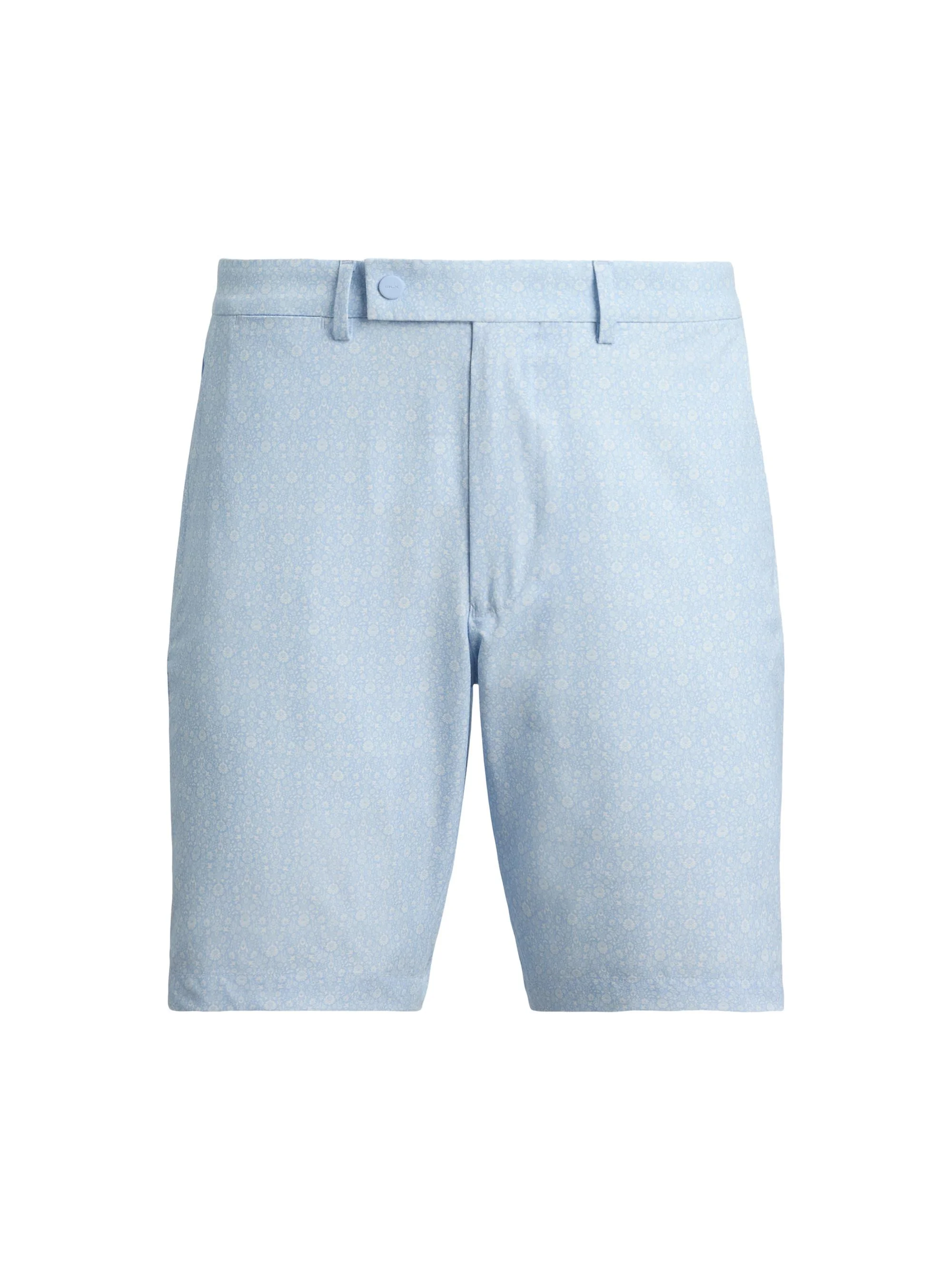 Men's Classic Floral Flat Front Shorts - Wedge Floral Office Blue - 1