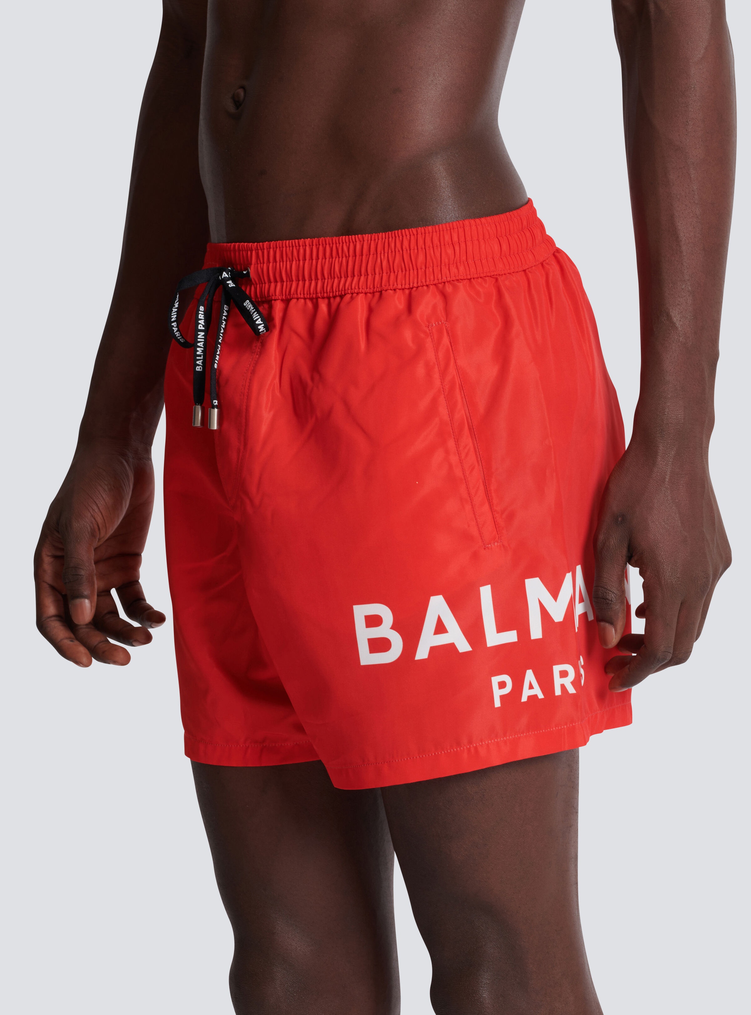 Balmain logo swim shorts - 5