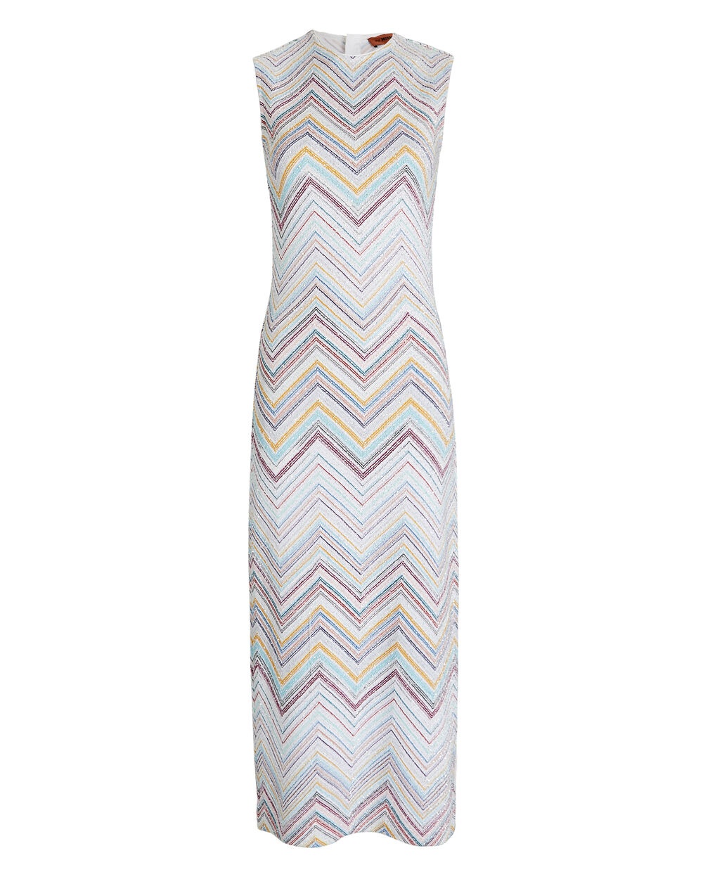 Chevron Striped Midi Dress - 1