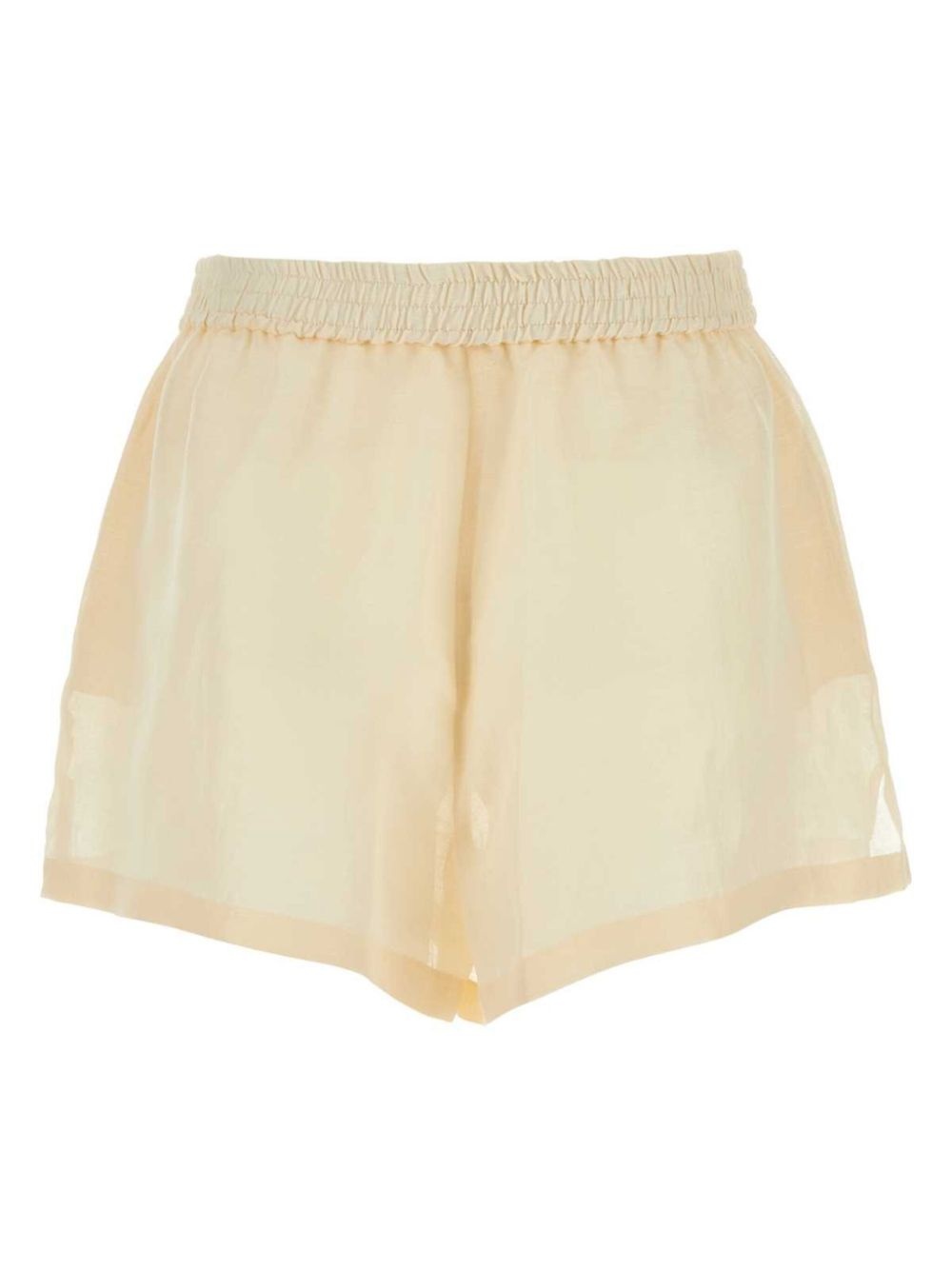 silk blend shorts - 2