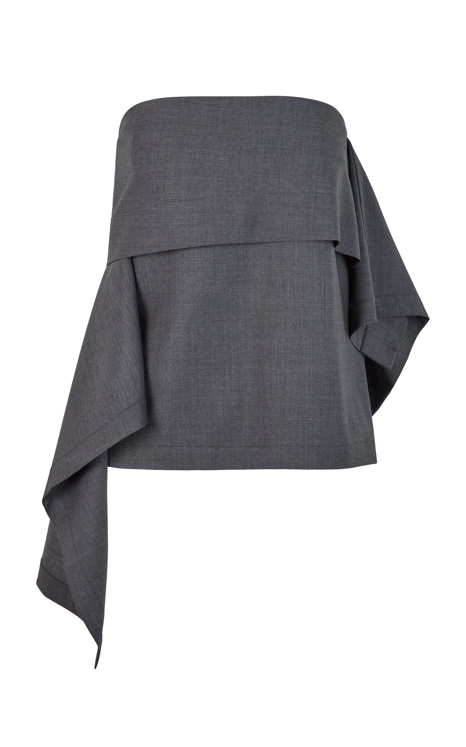 Rosario Wool-Blend Top dark grey - 1