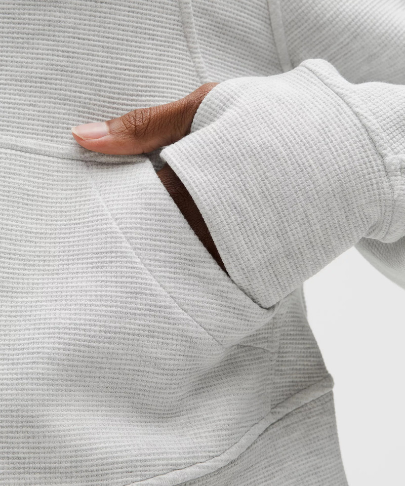 Scuba Oversized Full-Zip Hoodie *Waffle 5