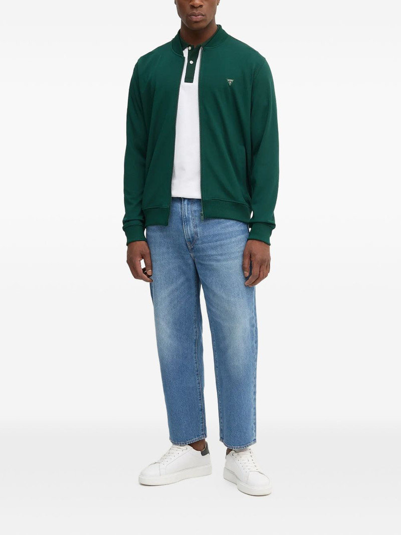 GUESS USA Monaco Ponte zip-up sweater outlook