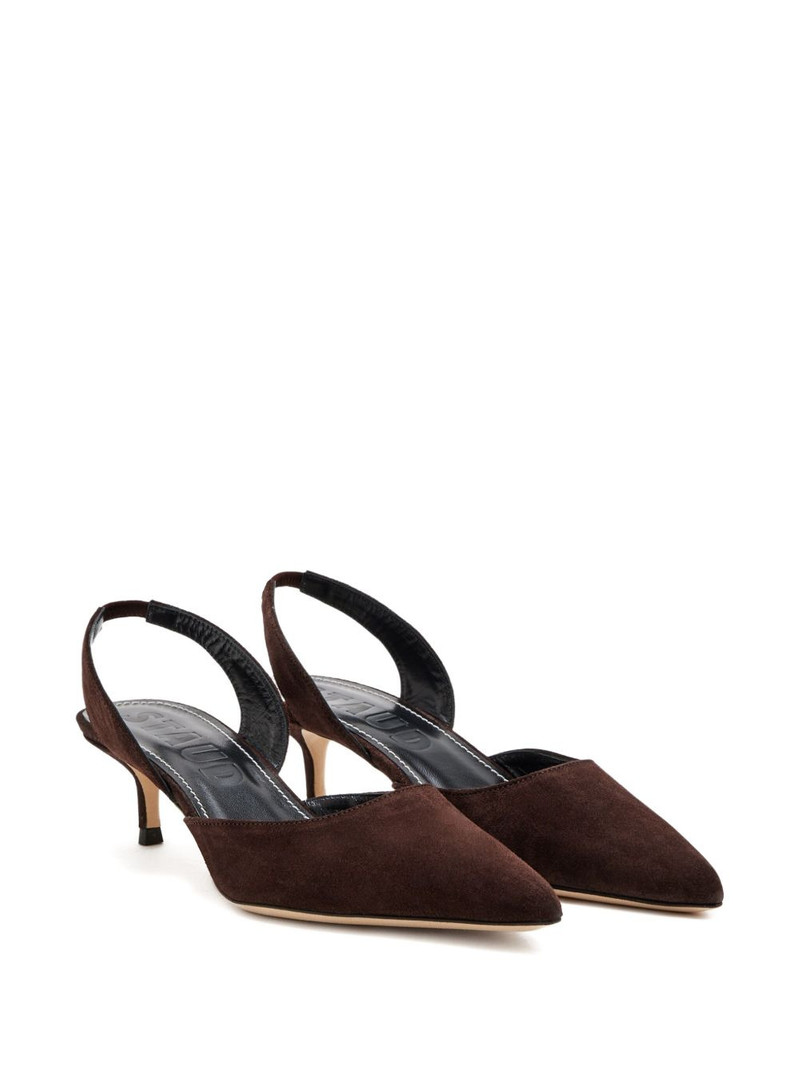 STAUD 55mm Sebastian slingback-strap pumps outlook