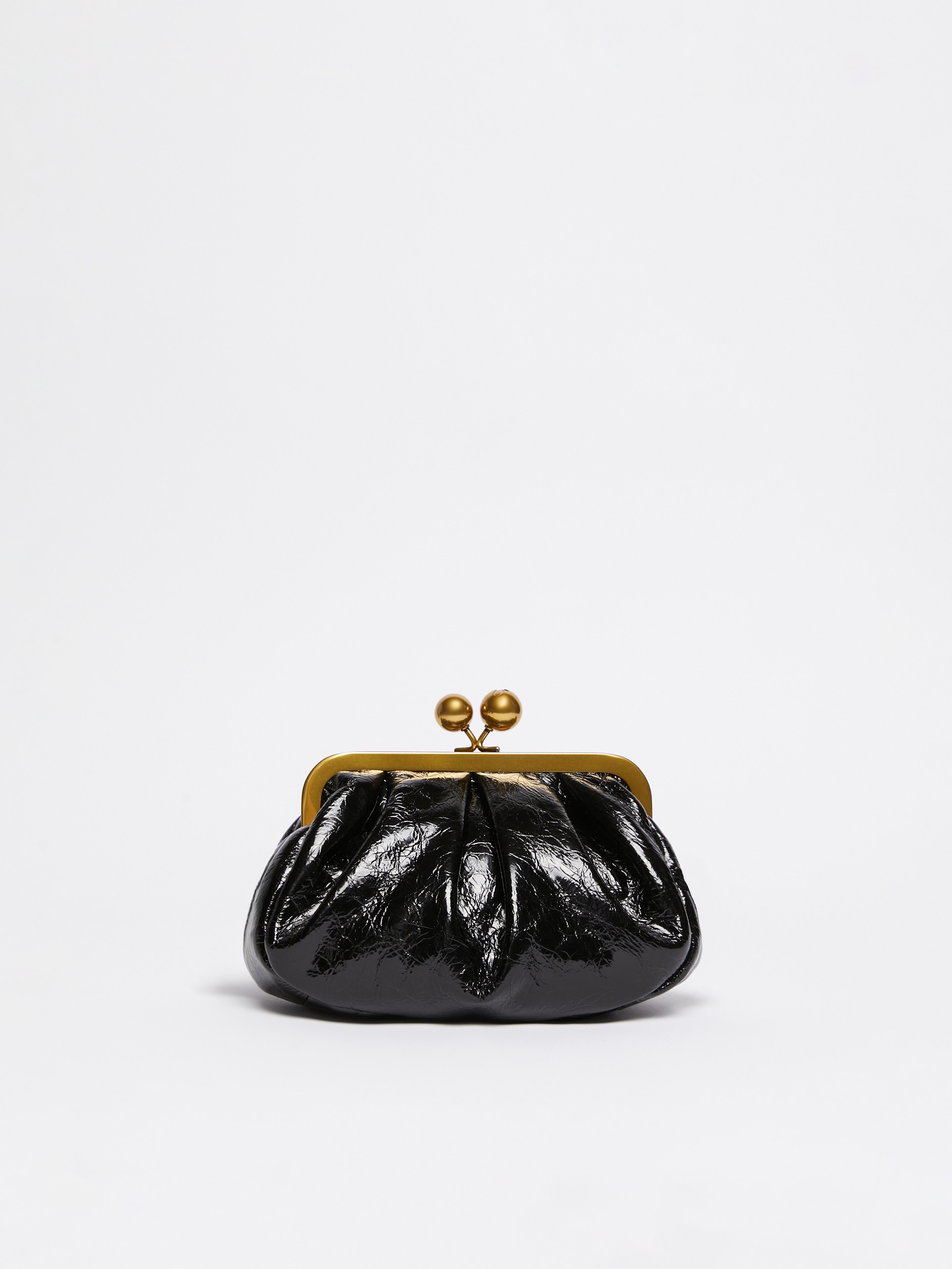 NAVETTA Small crinkled leather Pasticcino Bag - 3