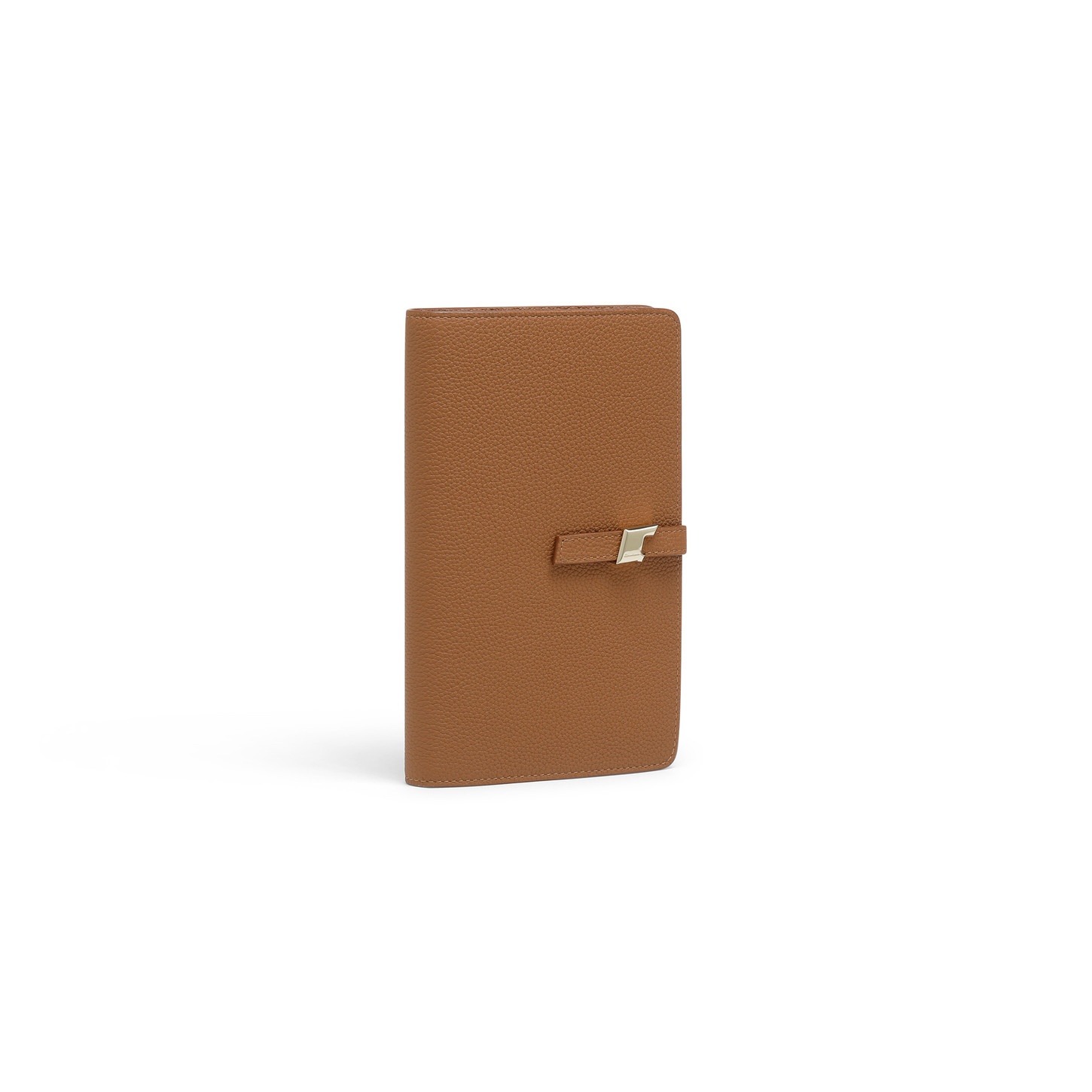 Light brown tumbled leather document holder - 2