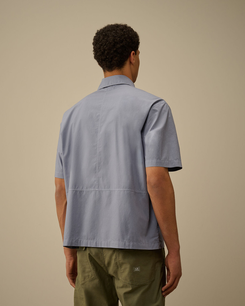 Popeline Boxy Short Sleeve Shirt 4