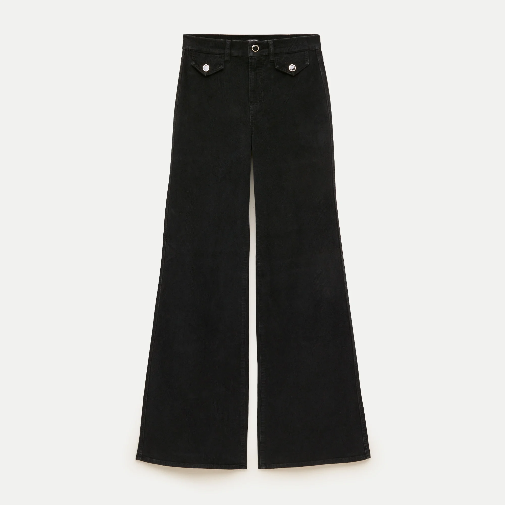Wide-leg trouser in stretch corduroy - 1
