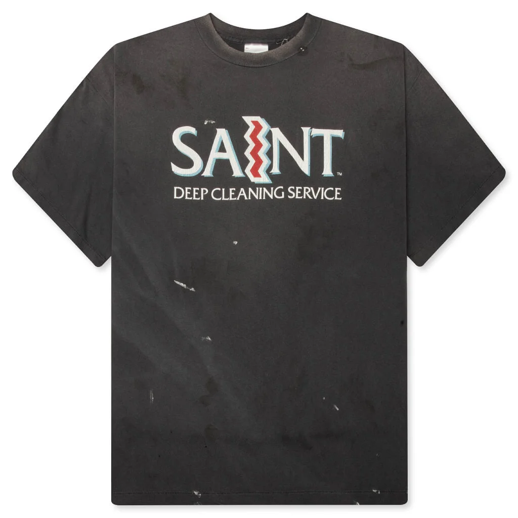 SAINT S/S T-SHIRT - BLACK - 1