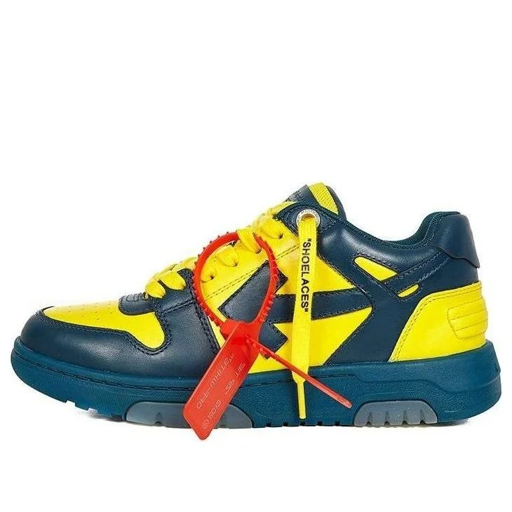 (WMNS) Off-White Out Of Office Low Sneakers Blue/Yellow OWIA259R21LEA0014518 - 1
