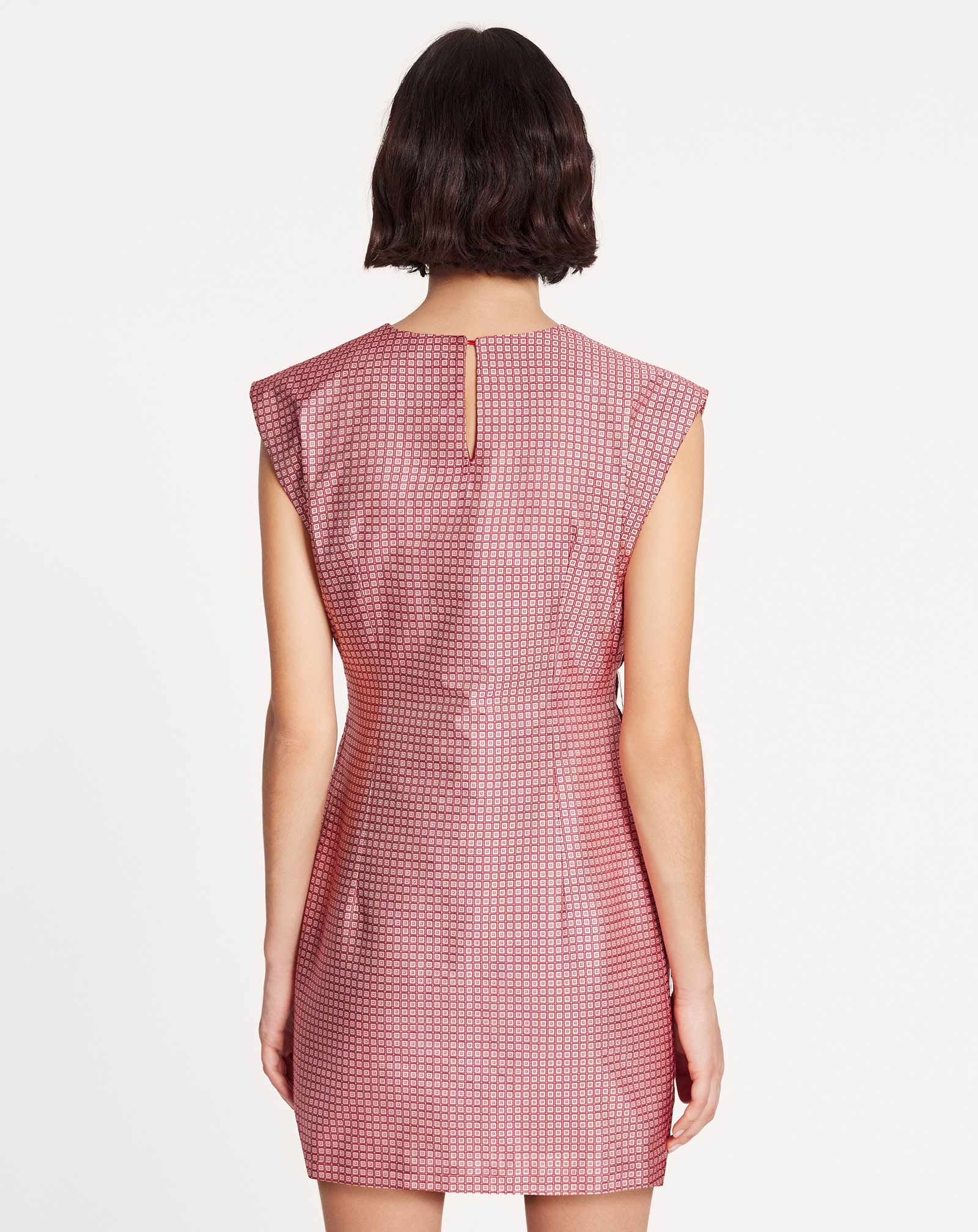 FITTED PRINTED MINI DRESS - 3