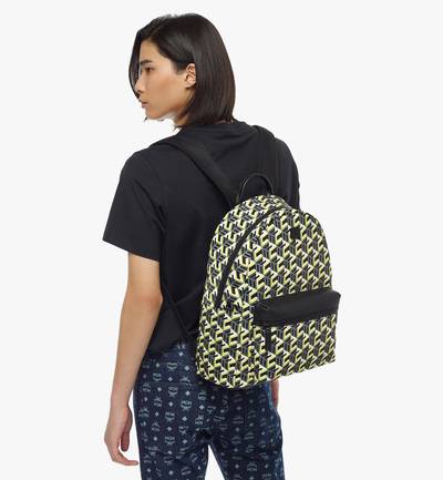 MCM Stark Backpack in Cubic Monogram Nylon outlook