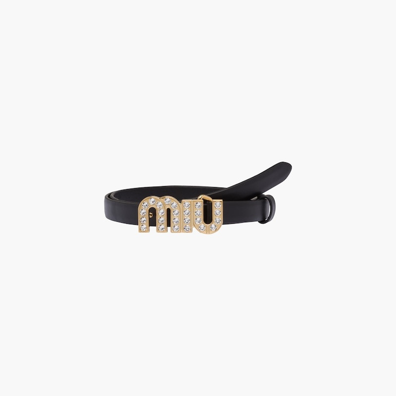 Miu Miu Leather belt outlook