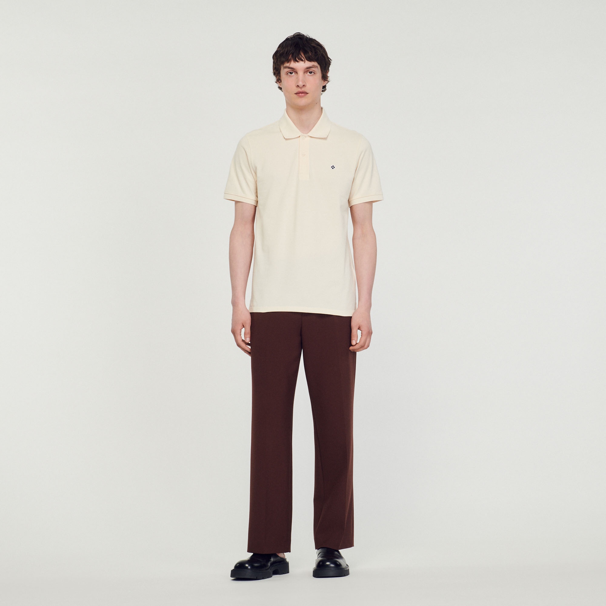 Polo shirt with Square Cross patch - 3