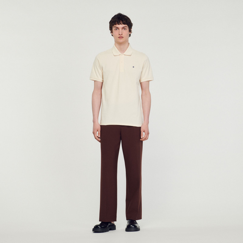 Polo shirt with Square Cross patch 3