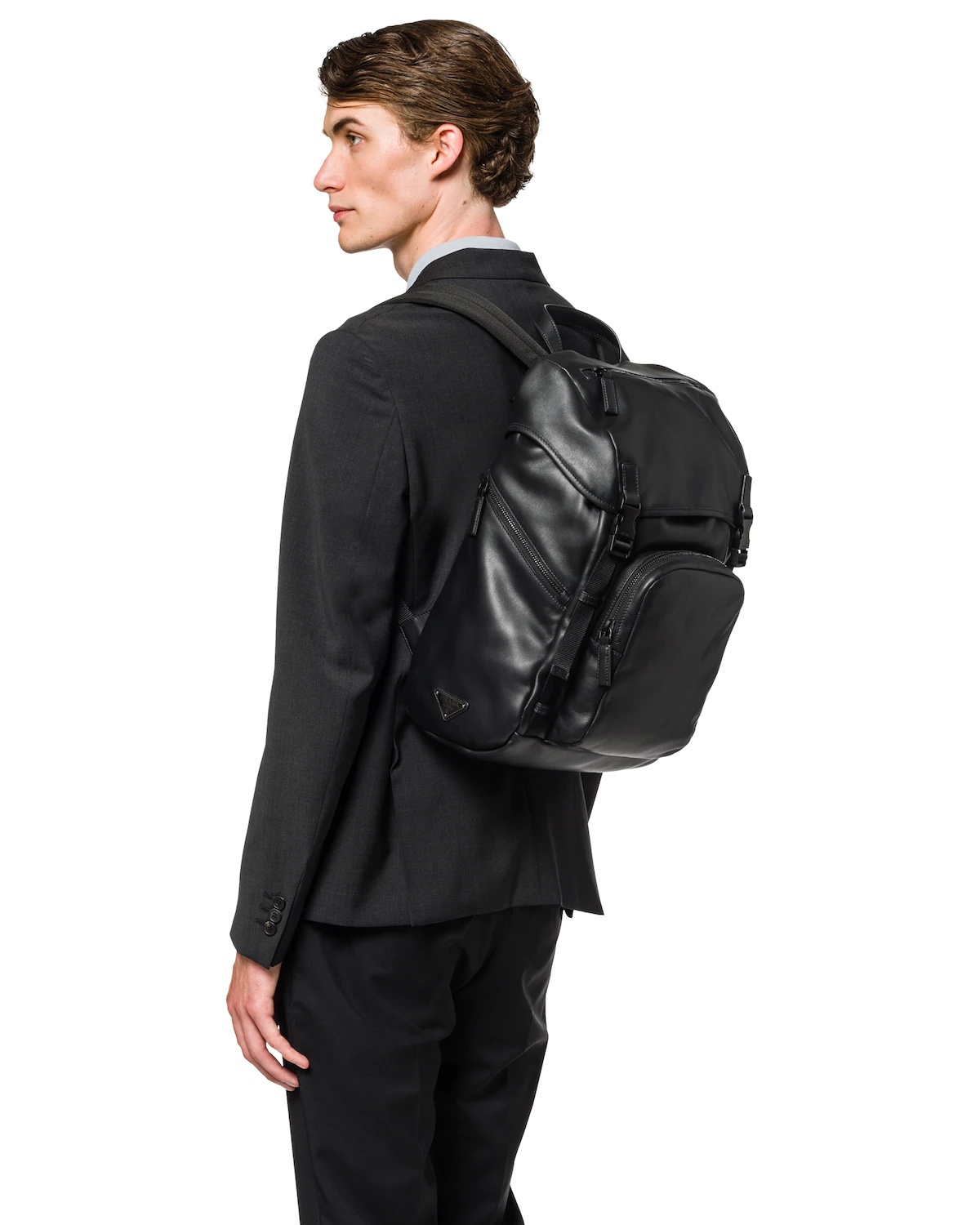 Leather backpack - 2