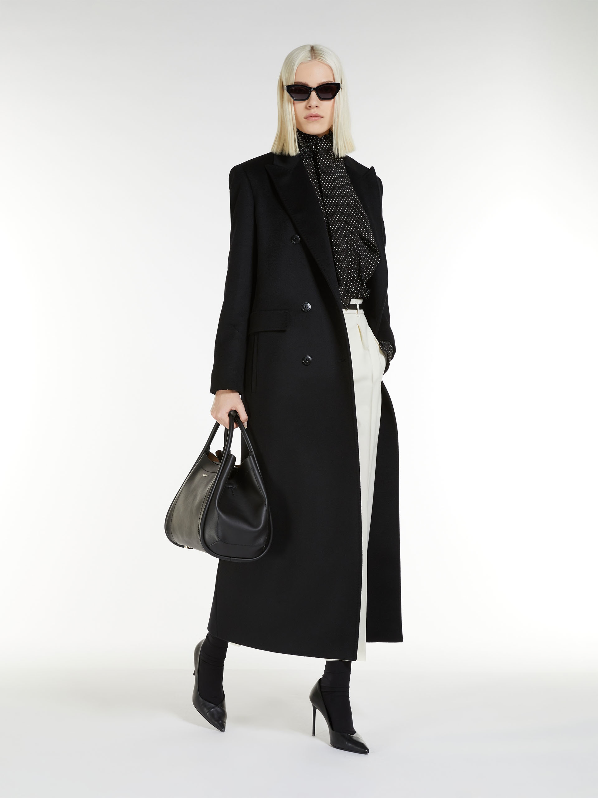 Max Mara MACH Wool double-breasted coat | REVERSIBLE