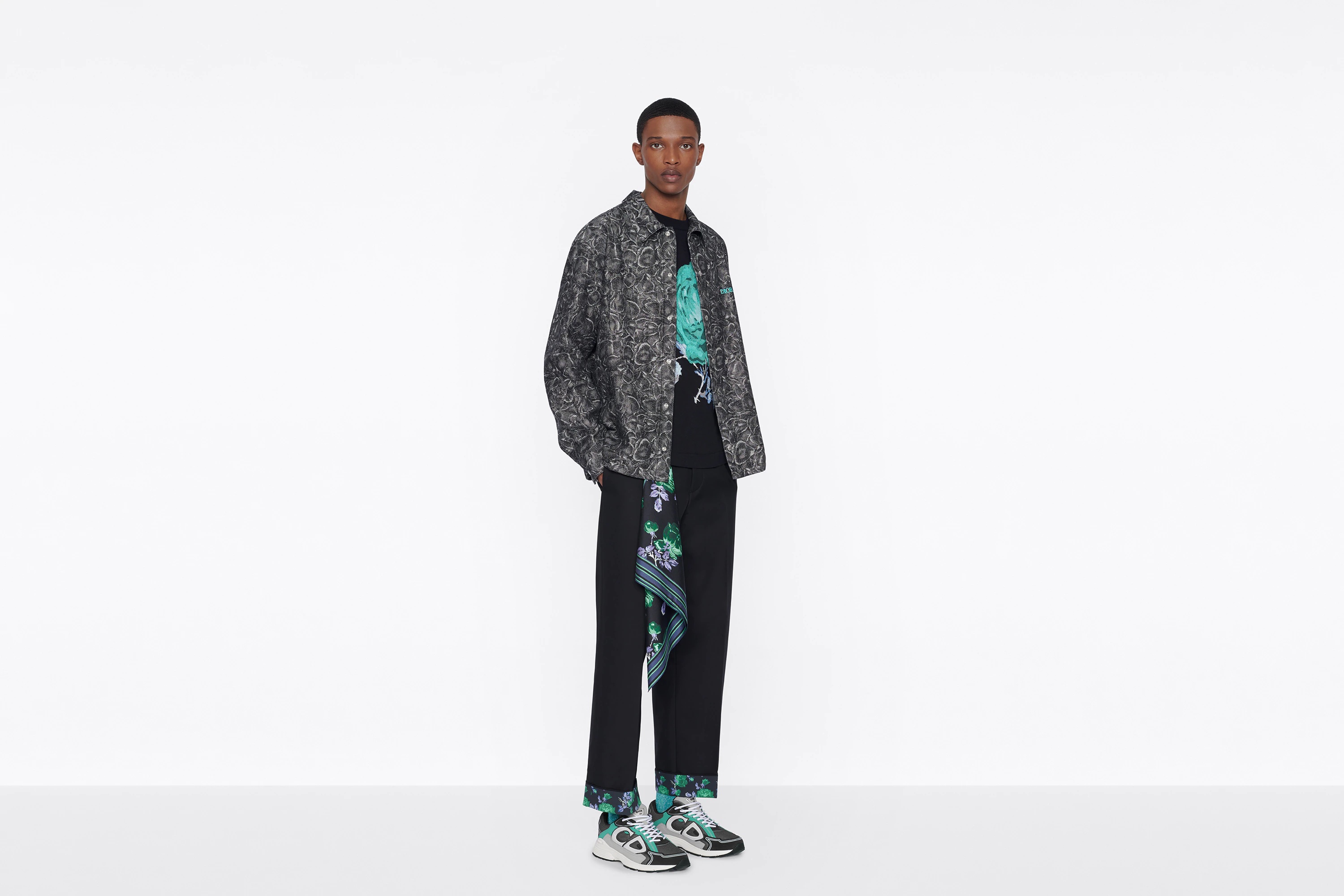Dior Jardin Cuffed Chinos - 5
