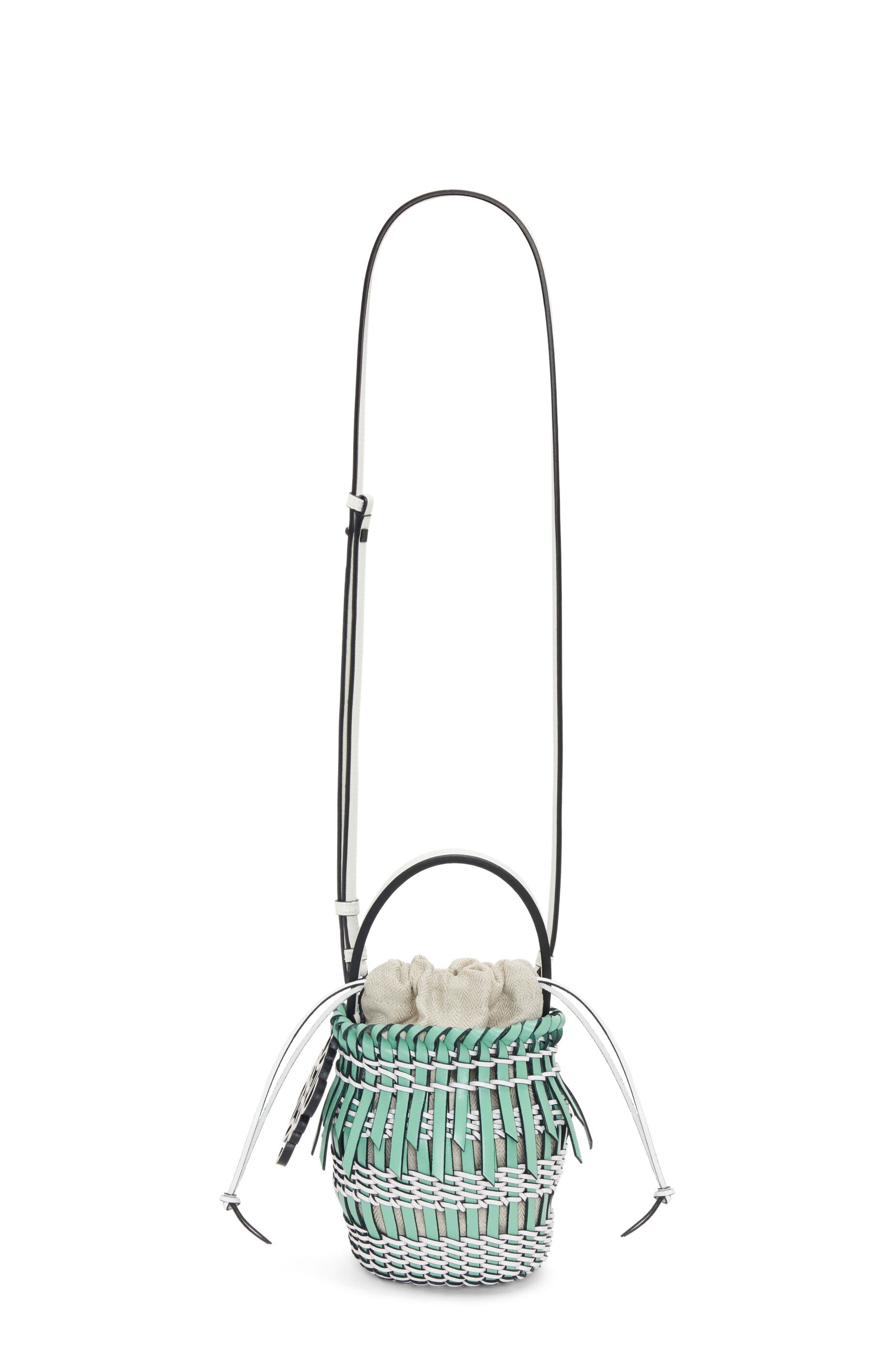 Small Fringe Bucket bag in calfskin - 4