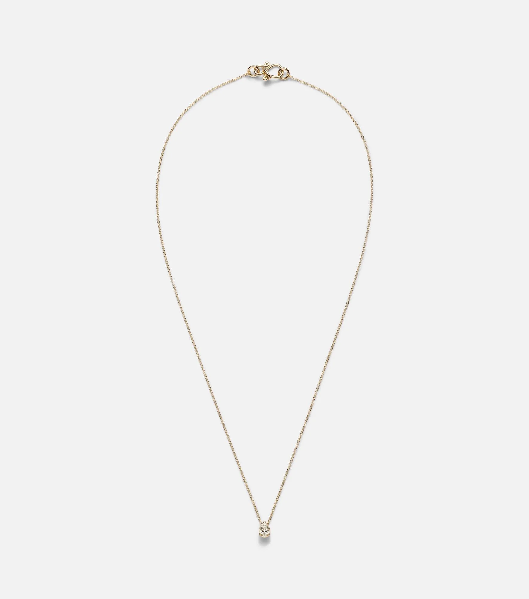 Sky Simple 18kt gold necklace with diamond - 1