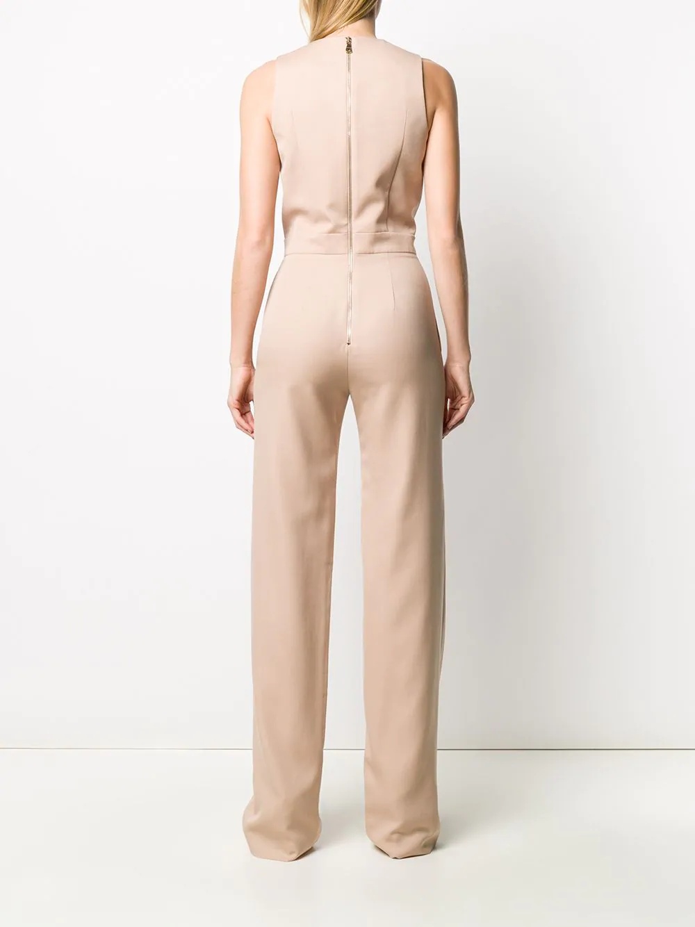 gold-tone buttons jumpsuit - 4