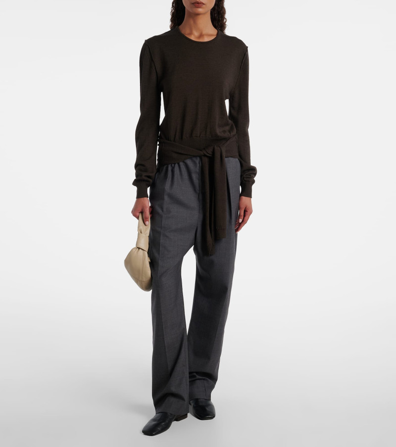 Lemaire D'Orsay leather ankle boots outlook