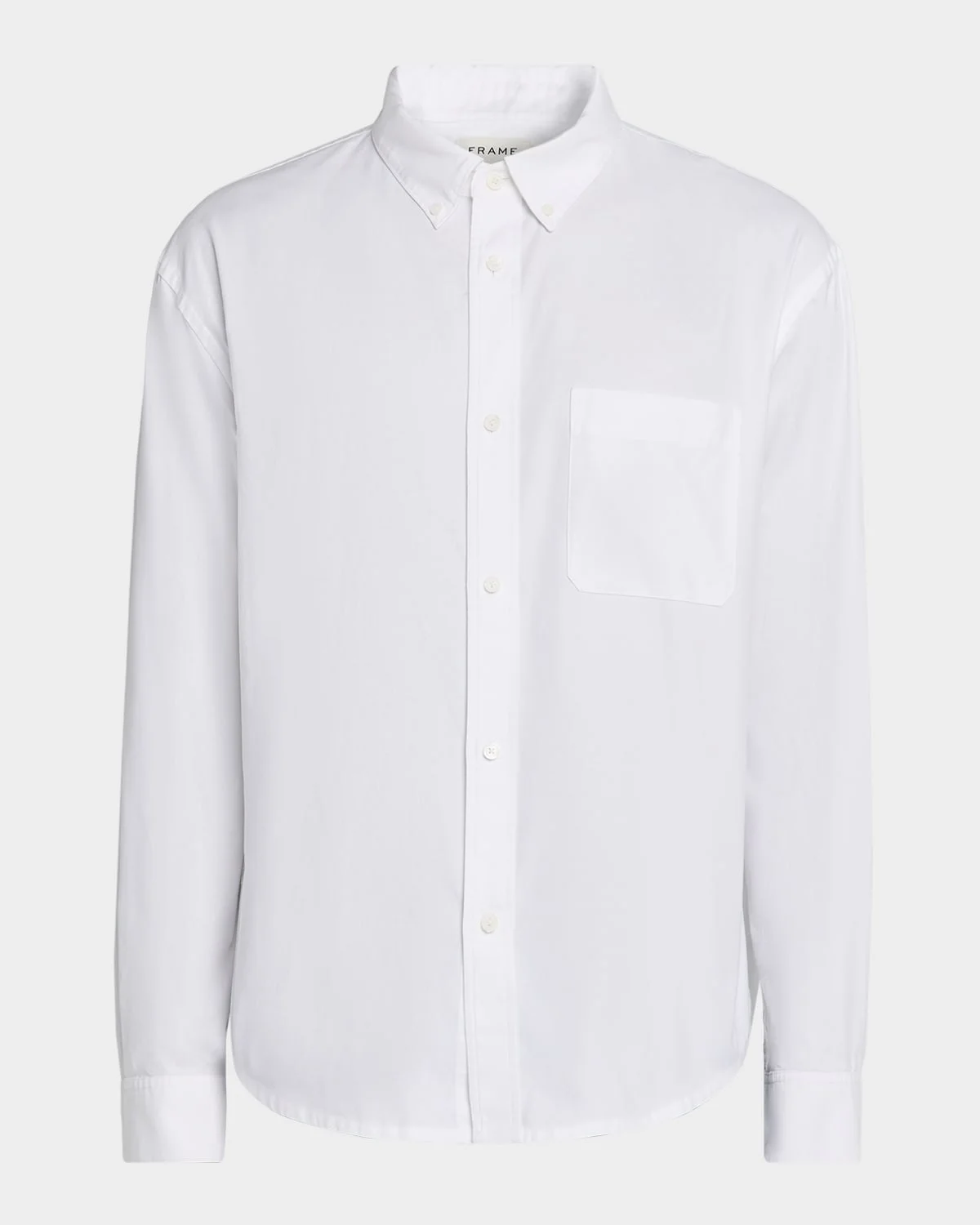 Men's Button-Collar Cotton Oxford Sport Shirt - 1