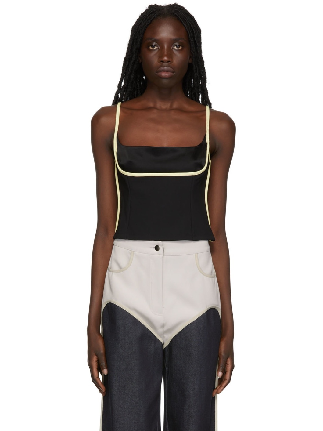 Black Florian Camisole - 1