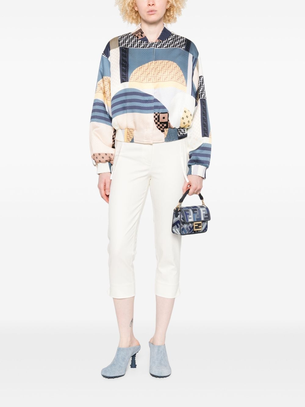 reversible cropped bomber jacket - 2