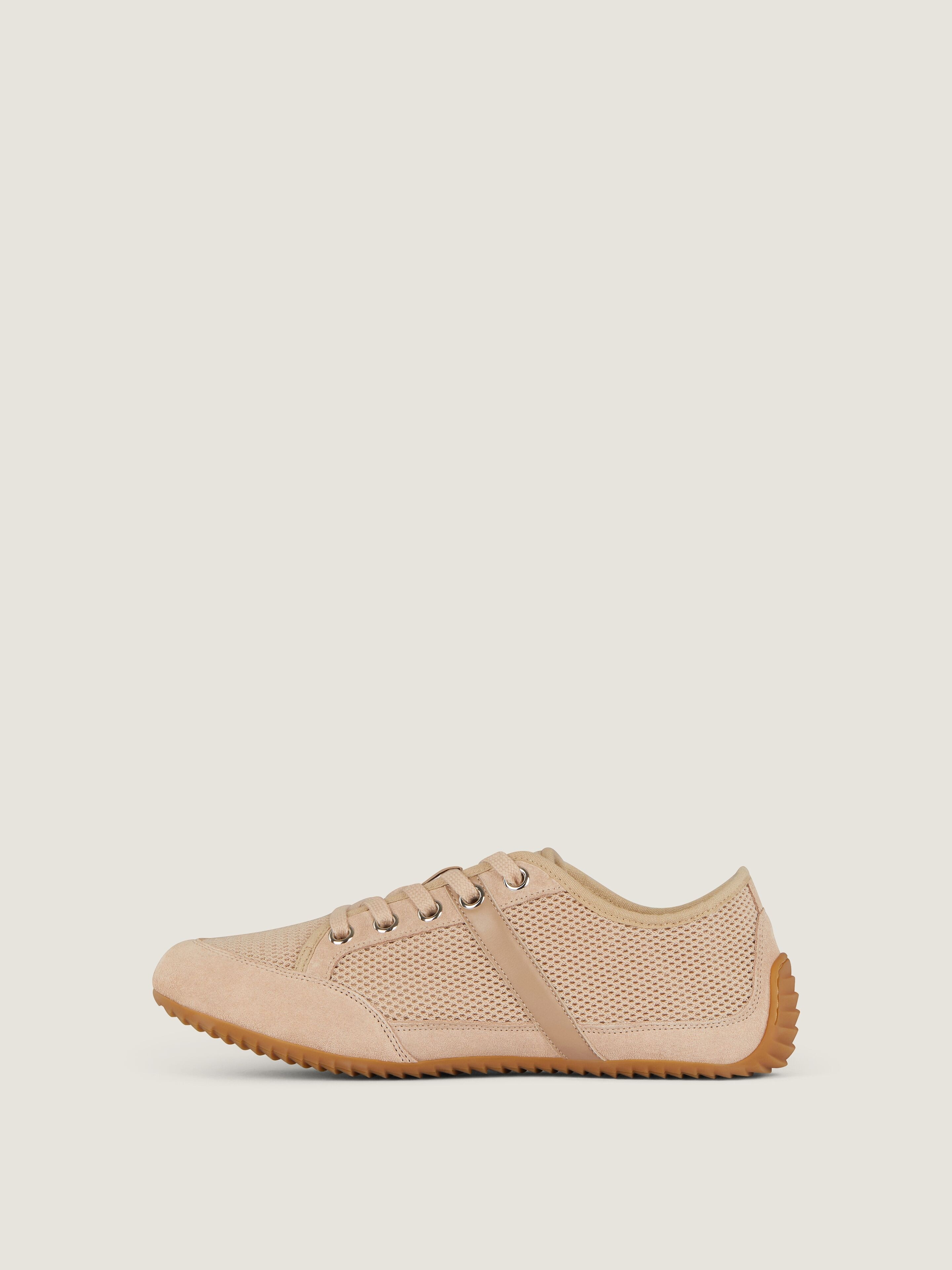 SLIM SNEAKERS IN MESH AND SUEDE - 3