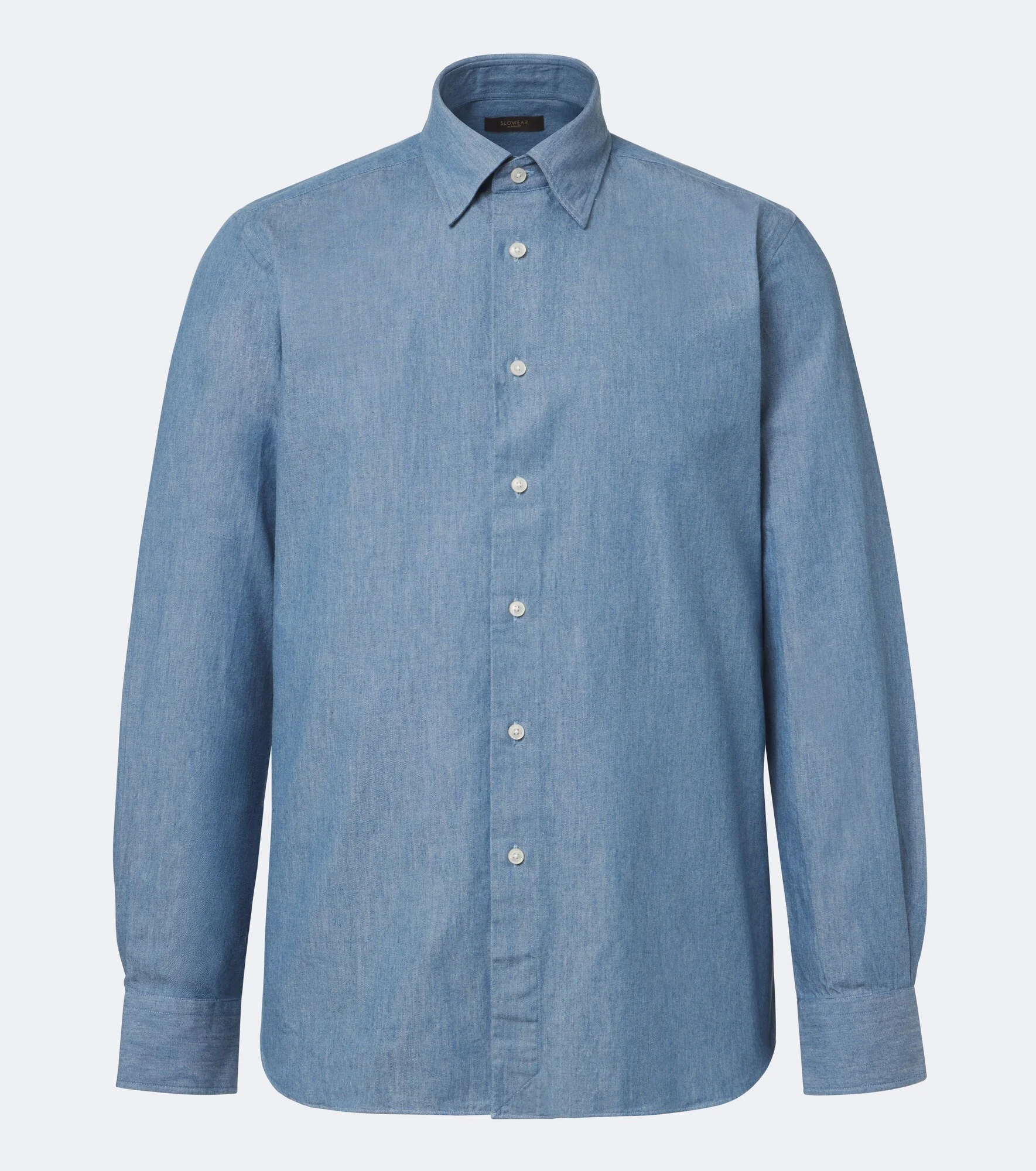 Cotton chambray shirt - 1