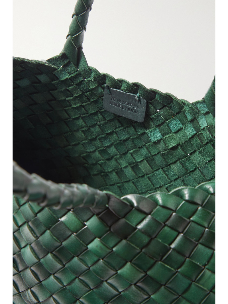 Santa Croce Big Woven Leather Tote 5