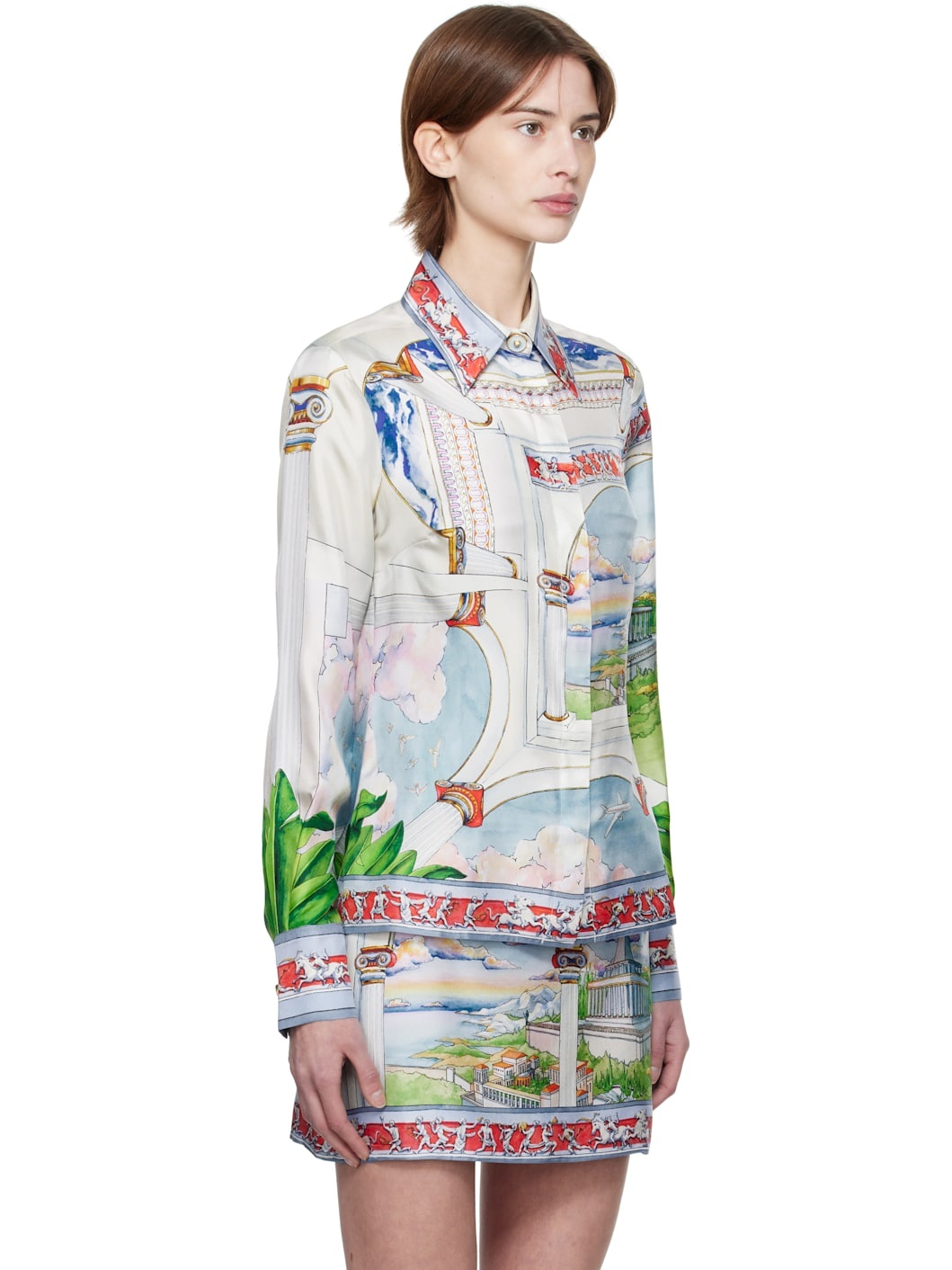 Multicolor 'Le Passage' Silk Shirt - 2