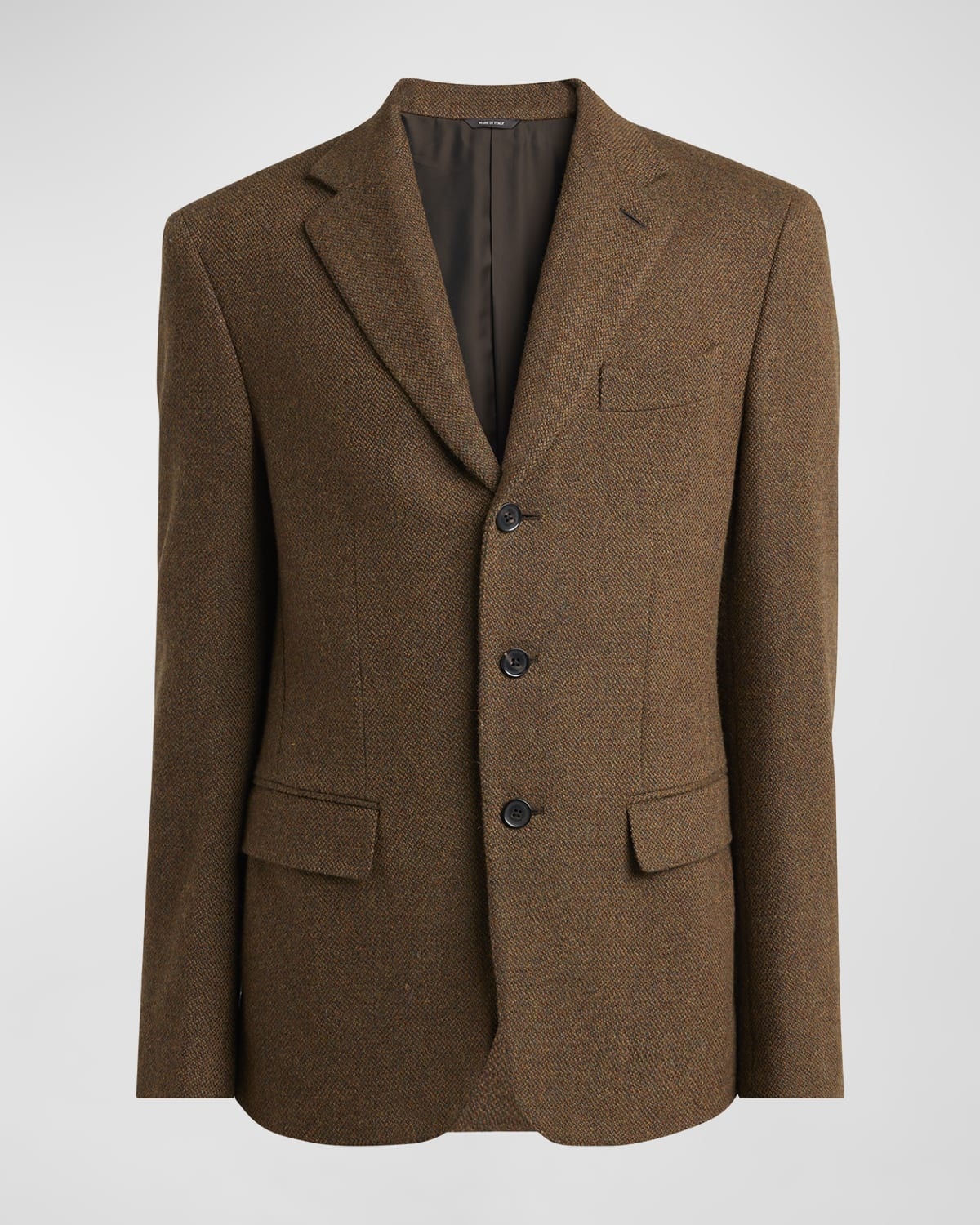 Men's Torino Single-Breasted Cashmere Jacket - 1