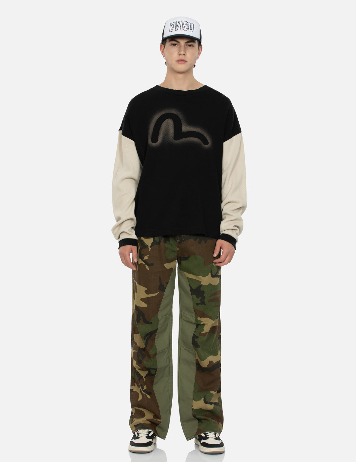 POTASSIUM SPRAY SEAGULL BOXY LONG-SLEEVE T-SHIRT - 5