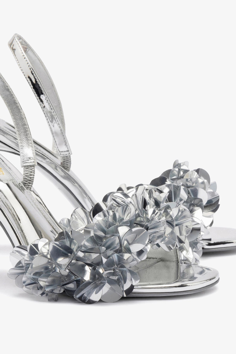 Morgan Sandal In Silver Specchio 4