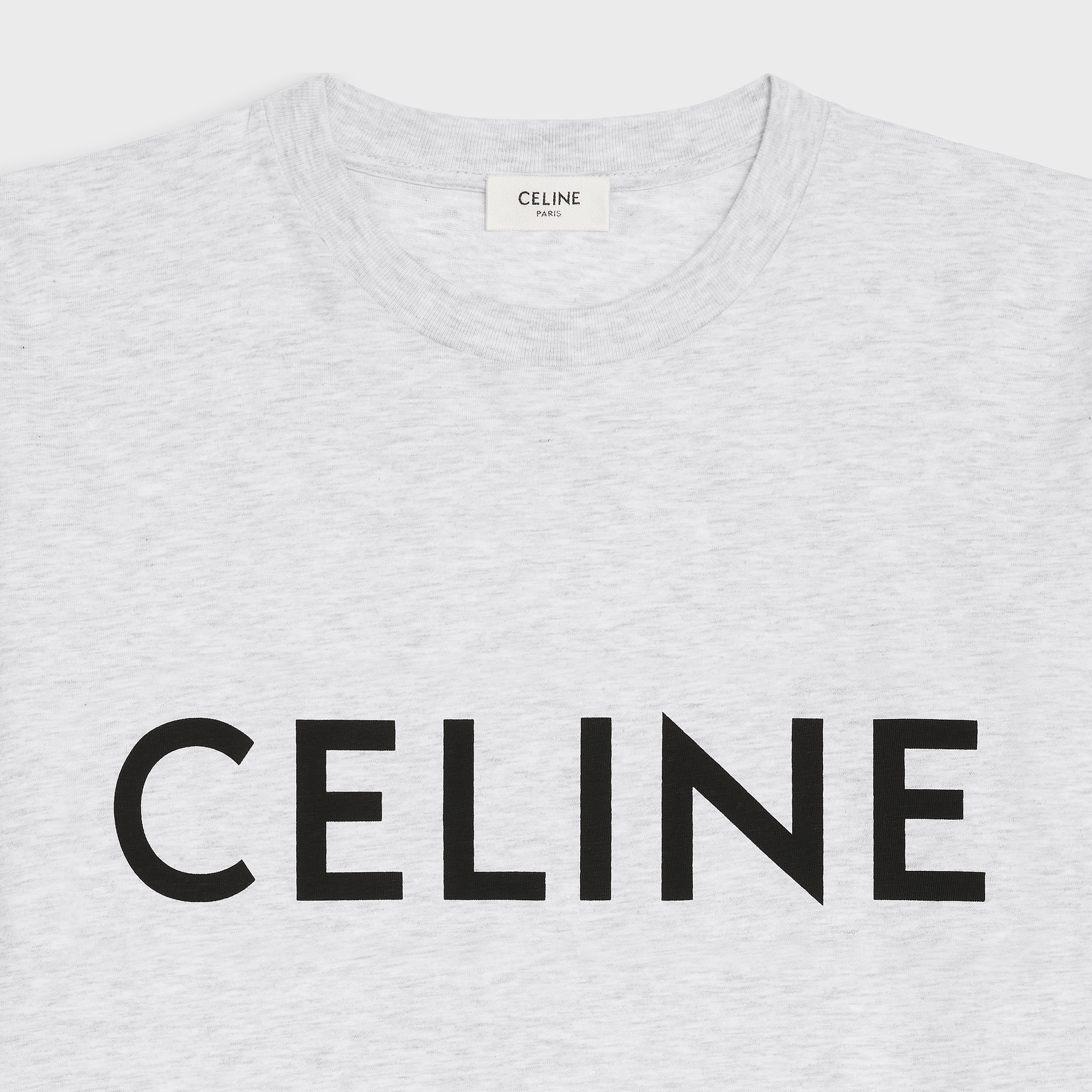 CELINE LOOSE T-SHIRT IN COTTON JERSEY - 3