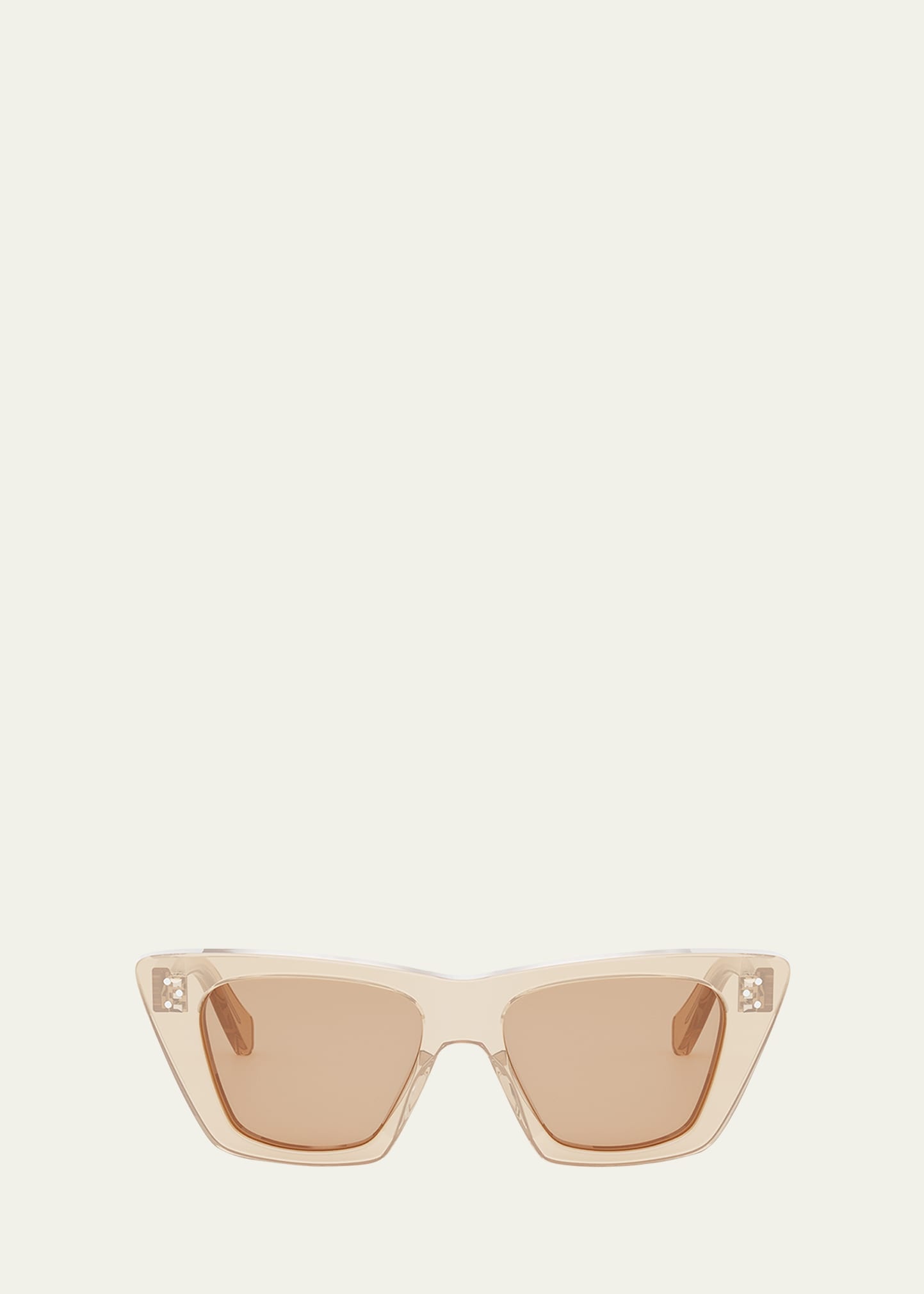 Logo Acetate Cat-Eye Sunglasses - 1