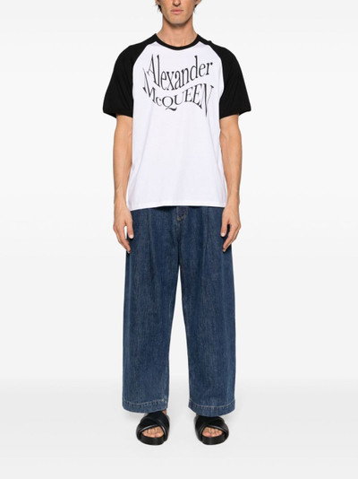 Alexander McQueen logo-print cotton T-shirt outlook