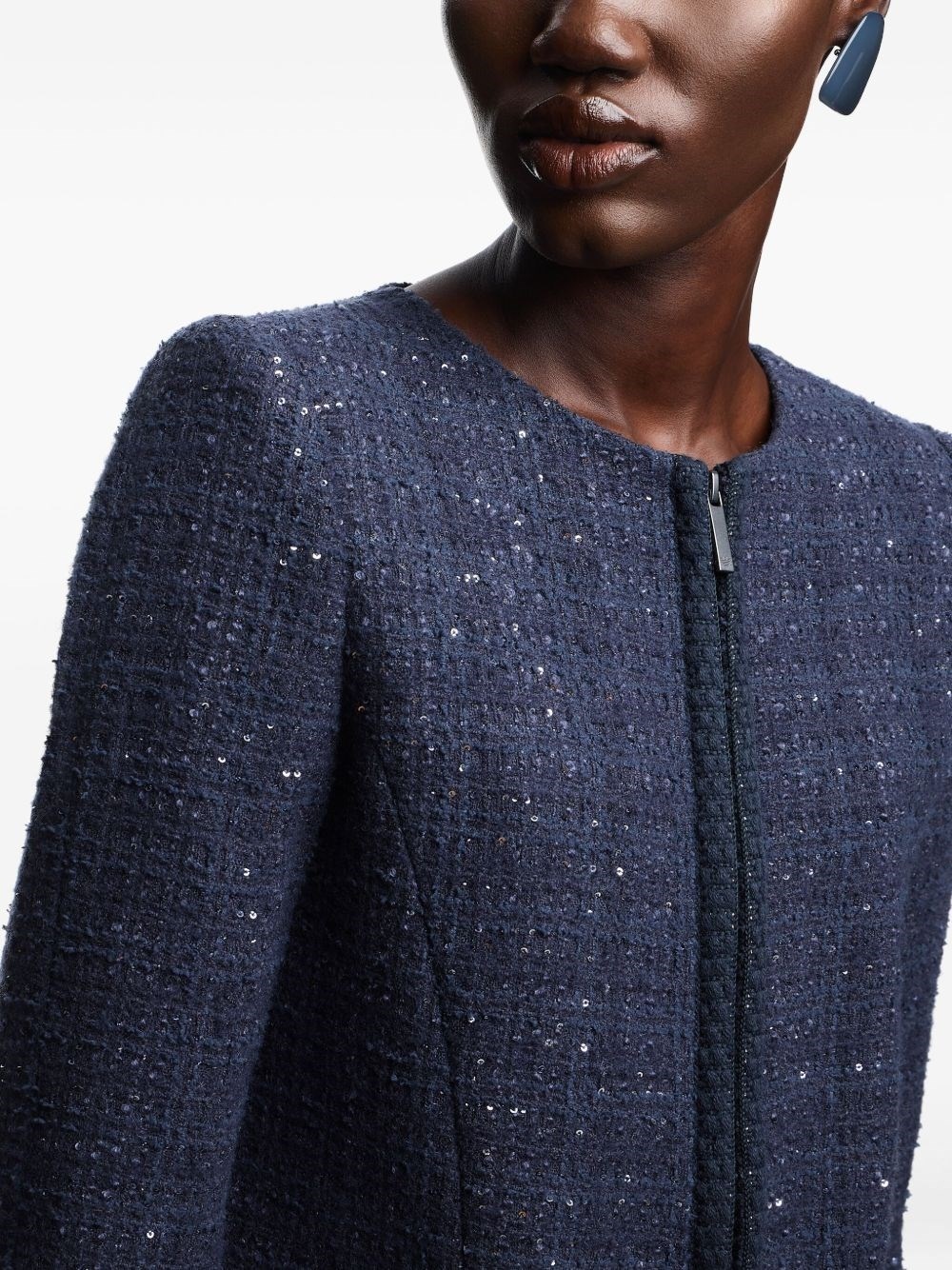 Wool blend blazer jacket - 4