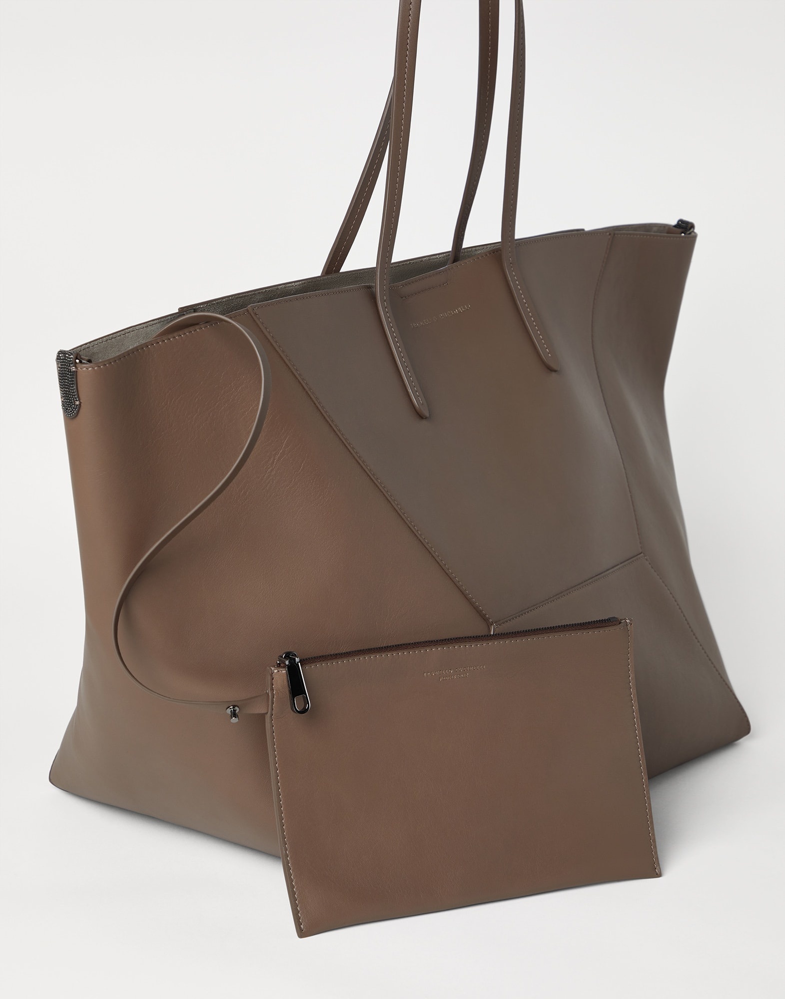 BC Duo large bag in calfskin with monili - 5